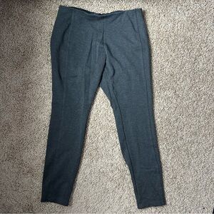 W Tahari Charcoal Grey Spandex Tummy Control Skinny Dress Pants Size XS |C36